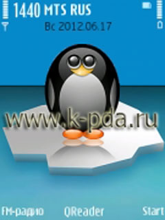 Тема для Nokia s60 sis nth Пингвин