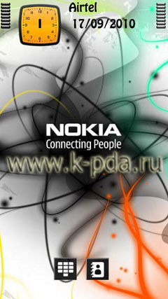 Тема для Nokia s60 360x640 nth sis sisx Аура