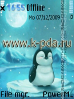 Тема для Nokia s60 sis nth Маленький пингвин